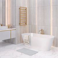 Ванна CORSICA 168 см из литьевого мрамора NOVA GEL / Aqua de Marco 1700CORS_GEL — фото 1, Ванны