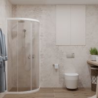 ДШ Ультра 90*90 (2 места) арт-Щ0000064833 — фото 4, Душевые уголки четверть круга