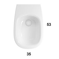 Товар: Биде GLOBO DAILY напольное приставное с одним отверстием цвет белый DN009BI - фото 2 Биде GLOBO DAILY напольное приставное с одним отверстием цвет белый DN009BI — фото 2, Биде напольные