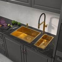 Товар: Кухонная мойка Reflexion Iseo RX2250GD брашированное золото - фото 157 Кухонная мойка Reflexion Iseo RX2250GD брашированное золото — фото 157, Кухонные мойки