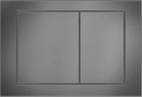 KK-POL 350/PWS/001-00-00 M05 Пластиковая панель смыва для инсталляции, цвет оружейная сталь — фото 1, Панели