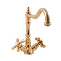 MORAVA - смеситель классический кухонный, ЦВЕТ ЗОЛОТО арт-MK320.5/8Z — фото 1, Смесители для кухни