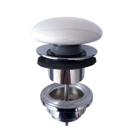 Донный клапан Scarabeo цвет белый матовый арт-10010/C CR 41 — фото 1, Донные клапаны