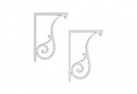 Кронштейн SIMAS LANTE подвесной для высокого бачка цвет белый LAMN — фото 1, Крючки для полотенец