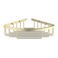 угловая полка, шлиф. золото арт-AQ4906BG — фото 1, Полки для ванной и душа