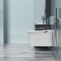 Унитаз ABBER Bequem подвесной белый с импульсным смывом арт-AC1124P — фото 3, Подвесные унитазы