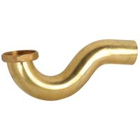 Сифон для ванны или душевого поддона AZARIO без выпуска, G 1 1/2х40, латунь арт-AZ-113-Br — фото 4, Сифоны для ванны