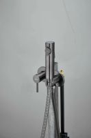 Гигиенический душ со смесителем BELZ, оружейная сталь арт-B55807-3 — фото 3, Гигиенические души