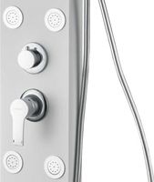 Душевая панель Galaxy White с гидромассажем и изливом AP40-03 — фото 4, Душевые панели