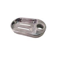 Мыльница пластик/хром для душевой штанги d25 мм. арт-PD0014 — фото 1, Мыльницы