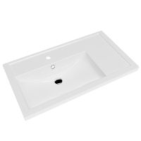 Раковина Onika Kirovit ФОСТЕР 80 крыло справа, белая арт-4640021065198 — фото 2, Раковины встраиваемые сверху