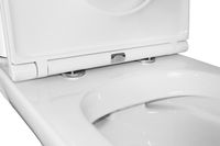 Унитаз-компакт Azario Kano 370х630х800 напольный, безободковый, в комплекте с быстросъемным сиденьем микролифт арт-93590 — фото 6, Напольные унитазы