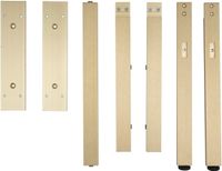 Ножки для мебели Allen Brau Reality 70 1.320B11.03 латунь браш — фото 1, Комплектующие для мебели в ванной