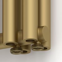 Отопительный радиатор Сунержа Эстет-00 EU50 500х675 15 секций Матовое золото арт-032-0322-5015 — фото 1, Радиаторы отопления