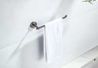 Товар: AQ4619BGM БЕТТА полотенцедержатель, оружейная сталь - фото 3 AQ4619BGM БЕТТА полотенцедержатель, оружейная сталь — фото 3, Полотенцедержатели