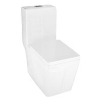 Унитаз-моноблок Azario RAYO 355х685х775 безободковый,с системой смыва Rimless, с быстросъемным сиденьем микролифт арт-AZ-6385 — фото 1, Напольные унитазы