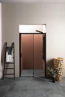 Товар: Душевая дверь Aquanet Pleasure 150, прозрачное стекло арт-AE60-N-150H200U-BT - фото 7 Душевая дверь Aquanet Pleasure 150, прозрачное стекло арт-AE60-N-150H200U-BT — фото 7, Раздвижные душевые двери