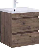 Тумба под раковину Aquanet Нота New 60 дуб веллингтон табак 00334191 — фото 15, Тумбы под раковину