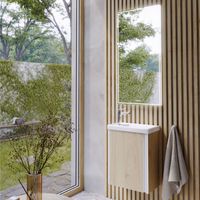 Зеркало со светодиодной подсветкой, сенсорным выключателем и регулятором освещенности. UM0204 — фото 1, Зеркала в ванную комнату