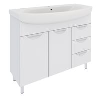 Тумба напольная ELEGANSE 105 /хром/ AQUA DE MARCO 2105CELE — фото 2, Тумбы под раковину