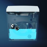 Комплект ABBER подвесной электронный унитаз-биде Bequem AC1119S с инсталляцией AC0101P2 AC1119S-AC0101P2 — фото 18, Комплекты унитаз + инсталляция