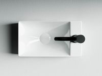 Умывальник подвесной прямоугольный (отверстие под смеситель R) Element 375*215*100мм арт-CN5007 — фото 5, Мини-раковины