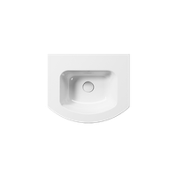 раковина подвесная/встраиваемая PURA 52x44 белый арт-8830111 — фото 1, Раковины подвесные