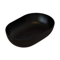 Раковина GLOBO T-EDGE накладная цвет черный матовый B6O54AR — фото 1, Раковины накладные