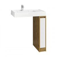 Фасад для тумбы ЛОНДРИ 20, 1шт., белый 1A275001LH010 — фото 3, Тумбы под раковину