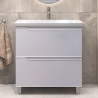 Тумба под раковину VIGO Neo 80 напольная белый арт-329 — фото 2, Тумбы под раковину