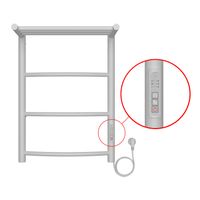 Товар: Полотенцесушитель электрический AZARIO VERONA 400/600 3 секции, с полкой, диммер справа, белый арт-AZ04846PW - фото 3 Полотенцесушитель электрический AZARIO VERONA 400/600 3 секции, с полкой, диммер справа, белый арт-AZ04846PW — фото 3, Электрические полотенцесушители