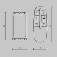Товар: Пульт для управления освещением Technical MRC004B - фото 5 Пульт для управления освещением Technical MRC004B — фото 5, Комплектующие для освещения
