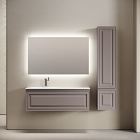 Тумба подвесная SANCOS Very левая 1195х445х406, c одним ящиком оснащенным доводчиками, Doha Soft , арт. арт-VR120LSM — фото 4, Тумбы под раковину