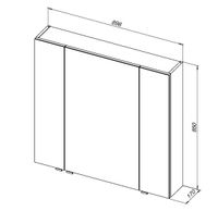 Мебель для ванной Aquanet Алвита new 90 белый матовый 00306189 — фото 13, Комплекты мебели для ванной