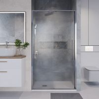 Товар: Дверь в нишу Niagara Nova NG-65-14CH (140х195) хром,стекло шиншилла,дверь раздвижная,1 место - фото 4 Дверь в нишу Niagara Nova NG-65-14CH (140х195) хром,стекло шиншилла,дверь раздвижная,1 место — фото 4, Раздвижные душевые двери