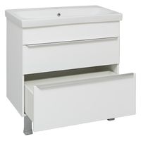 Тумба напольная с умывальником AXIOMA 80 /2 ящ/ с ум. Como 80 / AQUA DE MARCO 5080WGAXI/F/1 — фото 5, Тумбы с раковиной