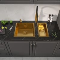 Товар: Кухонная мойка Reflexion Iseo RX2250GD брашированное золото - фото 121 Кухонная мойка Reflexion Iseo RX2250GD брашированное золото — фото 121, Кухонные мойки