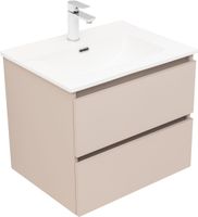 Тумба под раковину Aquanet Вега 2.0 60 бежевый 00337941 — фото 10, Тумбы под раковину