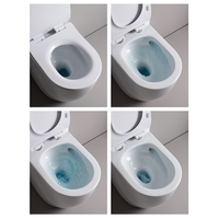 Унитаз Artceram File 2.0 напольный приставной к стене безободковый слив универсальный saniglaze турбо смыв the.reel цвет черный матовый арт-FLV007 17 00 — фото 2, Приставные унитазы