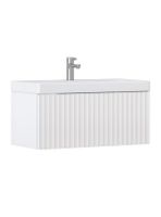 Тумба под раковину VELVEX Compo 800-0-1 (9696) навесная белый глянец tp.COM.9696.80.1Y белый глянец — фото 1, Тумбы под раковину