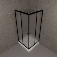 ДО "Вента-БВ" 80*80, квадрат, низ. подд. (2 места+сифонD90мм) арт-Щ0000073552 — фото 2, Квадратные душевые уголки