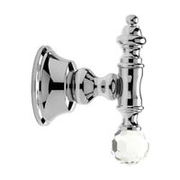 Крючок для ванной Webert Karenina , хром арт-KA500401015 — фото 1, Крючки для полотенец