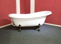 Ванна EDELWEISS 170 см из литьевого мрамора NOVA GEL с бронзовыми ножками/ Aqua de Marco 1170WBEDE_GEL — фото 9, Ванны
