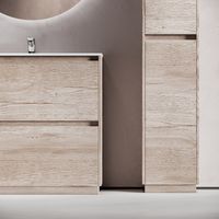 Тумба под раковину SANCOS Libra Floor напольная, 890х450х840, c двумя ящиками оснащенными доводчиками, дуб галифакс натуральный, арт. арт-LB90FEG — фото 6, Тумбы под раковину