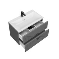 Товар: Тумба подвесная "ЛУКСОР-80 см" с 2-я ящ. графит матовая (ум. Блисс-80 см.) 108049 - фото 6 Тумба подвесная "ЛУКСОР-80 см" с 2-я ящ. графит матовая (ум. Блисс-80 см.) 108049 — фото 6, Тумбы под раковину