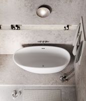 Ванна отдельностоящая Grossman Fly (170х75х58) цвет белый матовый,1 место арт-GR-1104M — фото 5, Акриловые ванны