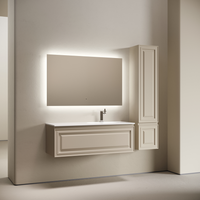 Товар: Тумба подвесная SANCOS Very правая 1195х445х406, c одним ящиком оснащенным доводчиками, Beige Soft , арт.VR120RCE - фото 3 Тумба подвесная SANCOS Very правая 1195х445х406, c одним ящиком оснащенным доводчиками, Beige Soft , арт.VR120RCE — фото 3, Тумбы под раковину