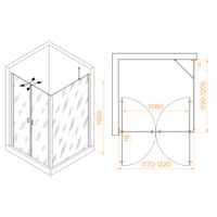 Товар: Душевой уголок RGW PA-134 (PA-104+Z-050-2+O-204) 1200x1200 060813422-11 - фото 1 Душевой уголок RGW PA-134 (PA-104+Z-050-2+O-204) 1200x1200 060813422-11 — фото 1, Душевые уголки