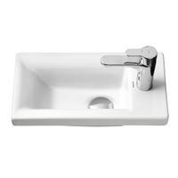 Раковина SANTEK Миранда 40 мебельная белый (WH302500) — фото 2, Раковины подвесные