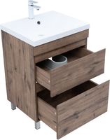 Товар: Тумба с раковиной Aquanet Нота New 60 напольная, дуб веллингтон табак 00345797 - фото 4 Тумба с раковиной Aquanet Нота New 60 напольная, дуб веллингтон табак 00345797 — фото 4, Тумбы с раковиной